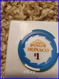 NEW 510 Monaco Poker Chips CLAY Made by Gaming Partners Int. (PAULSEN)