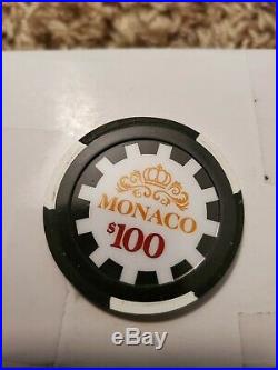 NEW 510 Monaco Poker Chips CLAY Made by Gaming Partners Int. (PAULSEN)