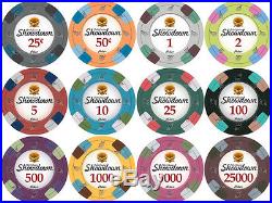 NEW 600 PC Showdown 13.5 Gram Clay Poker Chips Bulk Lot Mix or Match Chips