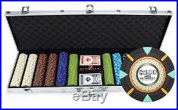 NEW 600 PC The Mint 13.5 Gram Clay Poker Chips Set Aluminum Case Pick Your Chips