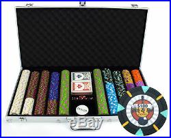 NEW 750 Rock & Roll 13.5 Gram Clay Poker Chips Aluminum Case Set Pick Your Chips