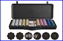 Nash 14 Gram Clay Poker Chips Set for Texas Hold'em, 500PCS with a