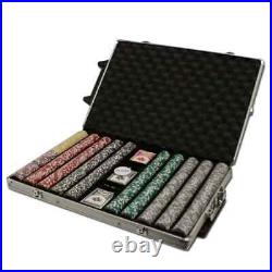 New 1000 Ben Franklin Poker Chips Set with Rolling Case Pick Denominations