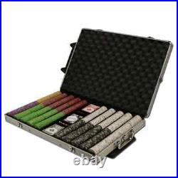 New 1000 Bluff Canyon Poker Chips Set with Rolling Case Pick Denominations