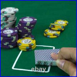 New 1000 Monaco Club Poker Chips Set with Acrylic Case Pick Denominations