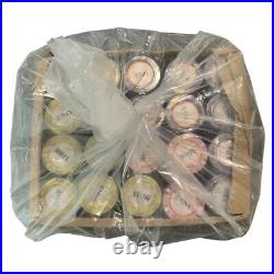 New 1000 Premium Monte Carlo 14g Clay Poker Chips Set with Acrylic Case Set