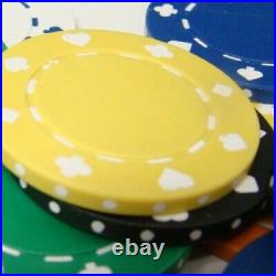 New 1000 Suited Poker Chips Set with Rolling Case Pick Colors