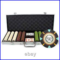 New 500 The Mint 13.5g Clay Poker Chips Set with Aluminum Case Pick Chips