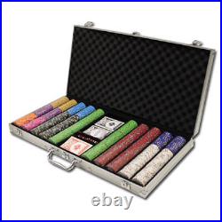 New 750 Bluff Canyon 13.5g Clay Poker Chips Set with Aluminum Case Pick Chips