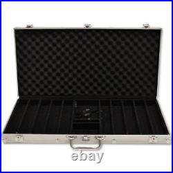 New 750 Eclipse 14g Clay Poker Chips Set with Aluminum Case Pick Chips
