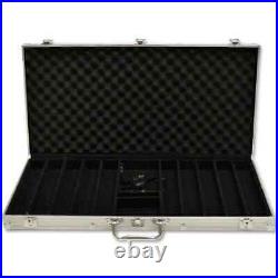 New 750 Monte Carlo Poker Chips Set with Aluminum Case Pick Denominations