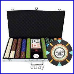 New 750 The Mint 13.5g Clay Poker Chips Set with Aluminum Case Pick Chips