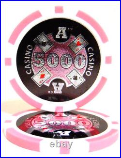 New Bulk Lot of 1000 Ace Casino Poker Chips Pick Denominations