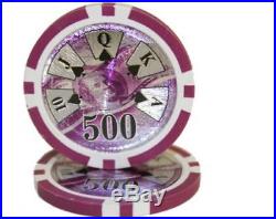 New Bulk Lot of 1000 Ben Franklin 14g Clay Poker Chips Pick Denominations