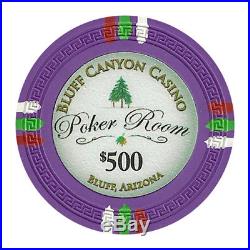 New Bulk Lot of 1000 Bluff Canyon 13.5g Clay Poker Chips Pick Denominations
