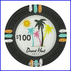 New Bulk Lot of 1000 Desert Heat 13.5g Clay Poker Chips Pick Denominations