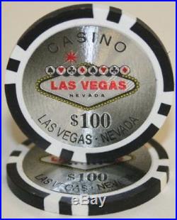 New Bulk Lot of 1000 Las Vegas 14g Clay Poker Chips Pick Denominations