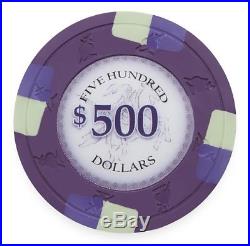 New Bulk Lot of 1000 Poker Knights 13.5g Clay Poker Chips Pick Denominations