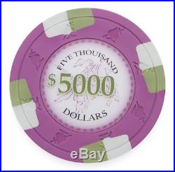 New Bulk Lot of 1000 Poker Knights 13.5g Clay Poker Chips Pick Denominations