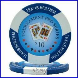 Pick Denominations! New Bulk Lot of 400 Tournament Pro 11.5g Clay Poker Chips 