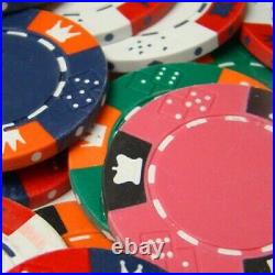 New Bulk Lot of 300 Crown & Dice 14g Clay Poker Chips Pick Colors