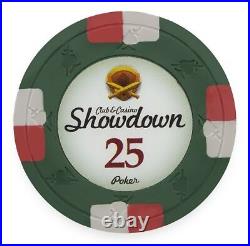 New Bulk Lot of 300 Showdown 13.5g Clay Poker Chips Pick Denominations