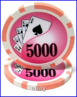 New Bulk Lot of 300 Yin Yang 13.5g Clay Poker Chips Pick Denominations