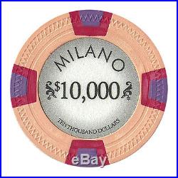 New Bulk Lot of 400 Milano 10g Clay Poker Chips Pick Denominations