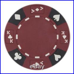 New Bulk Lot of 600 Ace King Suited 14g Clay Poker Chips Pick Colors