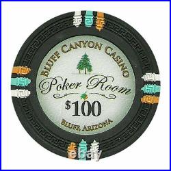 New Bulk Lot of 600 Bluff Canyon Poker Chips Pick Denominations