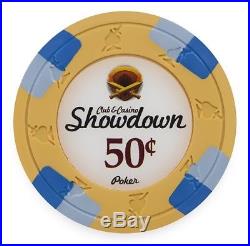 New Bulk Lot of 700 Showdown 13.5g Clay Poker Chips Pick Denominations
