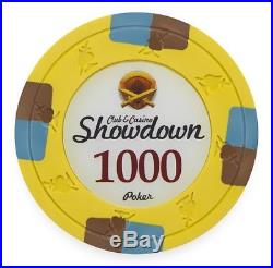 New Bulk Lot of 700 Showdown 13.5g Clay Poker Chips Pick Denominations