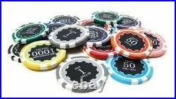 New Bulk Lot of 750 Eclipse 14g Clay Poker Chips Pick Denominations