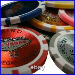 New Bulk Lot of 750 Las Vegas 14g Clay Poker Chips Pick Denominations