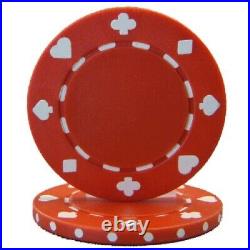New Bulk Lot of 750 Suited 11.5g Clay Poker Chips Pick Colors