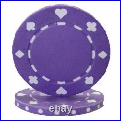 New Bulk Lot of 750 Suited 11.5g Clay Poker Chips Pick Colors