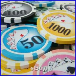 New Bulk Lot of 750 Yin Yang 13.5g Clay Poker Chips Pick Denominations