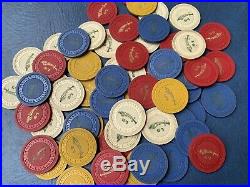 Old Clay Scimitar Poker Chips