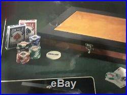 One Luxury Poker Set, Bicycle Cards with500 Clay Filled Chips