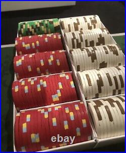 Paulson Horseshoe Casino Clay Hat And Cane Poker Chip Set (200)