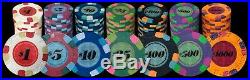 Paulson Tophat & Cane, Clay Poker Chips (Set of 680 Casino Quality Chips)
