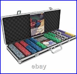 Poker Case'Tony' with 500 Clay Poker Chips Premium pokerset for cashgame