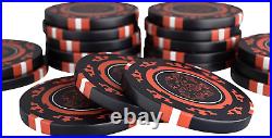 - Poker Case with 300 Clay Poker Chips Corrado without Values