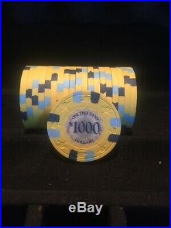 Protege Sidepot Clay Poker Chip $1000 (100) THIS LINE HAS BEEN DISCONTINUED