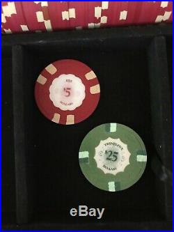 Protege Sidepot Clay Poker Chip Complete Cash Game Set with case DISCONTINUED