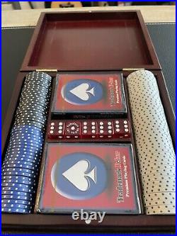 RARE Charlotte Bobcats Hornets Vegas Style Poker Set. New Clay Chips Sealed