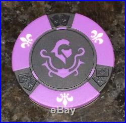 RARE New Regal Knight 11.5 Gram Clay Composite Poker Chips (1000) Chips NICE