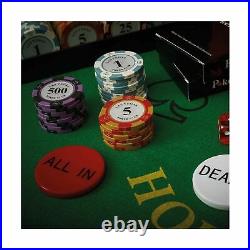 Casino Chips Grade 14 Gram Clay Poker Chips for Texas Holdem Black Jack Features a Tasteful Shock Resistant Poker Case RUNIC Exclusive Poker Set 300 pcs