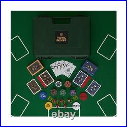 RUNIC Exclusive Poker Set 300 pcs, 14 Gram Clay Poker Chips for Texas Holdem