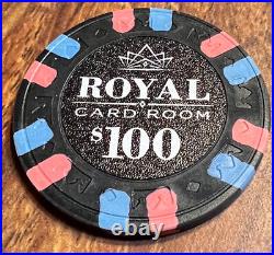 Royal card room 43 mm clay poker chips